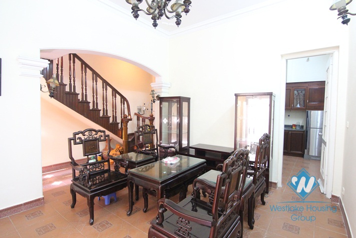 Affordable price 04 bedrooms house for rent in Ba Dinh district, near Lotte Tower